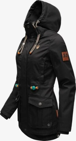 Marikoo Tussenjassen Tussenjas Babetaa Dames Zwart -Kledinglijn Winkel ec482054275ce54726e7027acb581e48