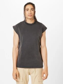 DRYKORN Tanktops Shirt FRILI Heren Antraciet -Kledinglijn Winkel ecb733bb825077a360d4172322f03a2d