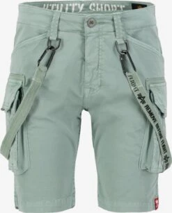 Alpha Industries Cargo Shorts Tapered Cargobroek Heren Groen