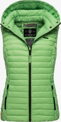 Marikoo Bodywarmers Bodywarmer Dames Groen