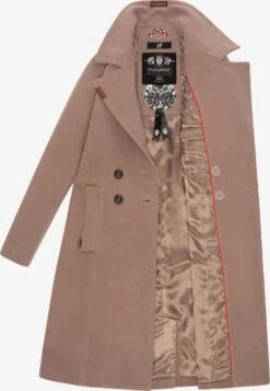 Navahoo Wintermantels Wintermantel Wooly Dames Beige -Kledinglijn Winkel f2344cc6be43059bafb7c5ce8af8d628