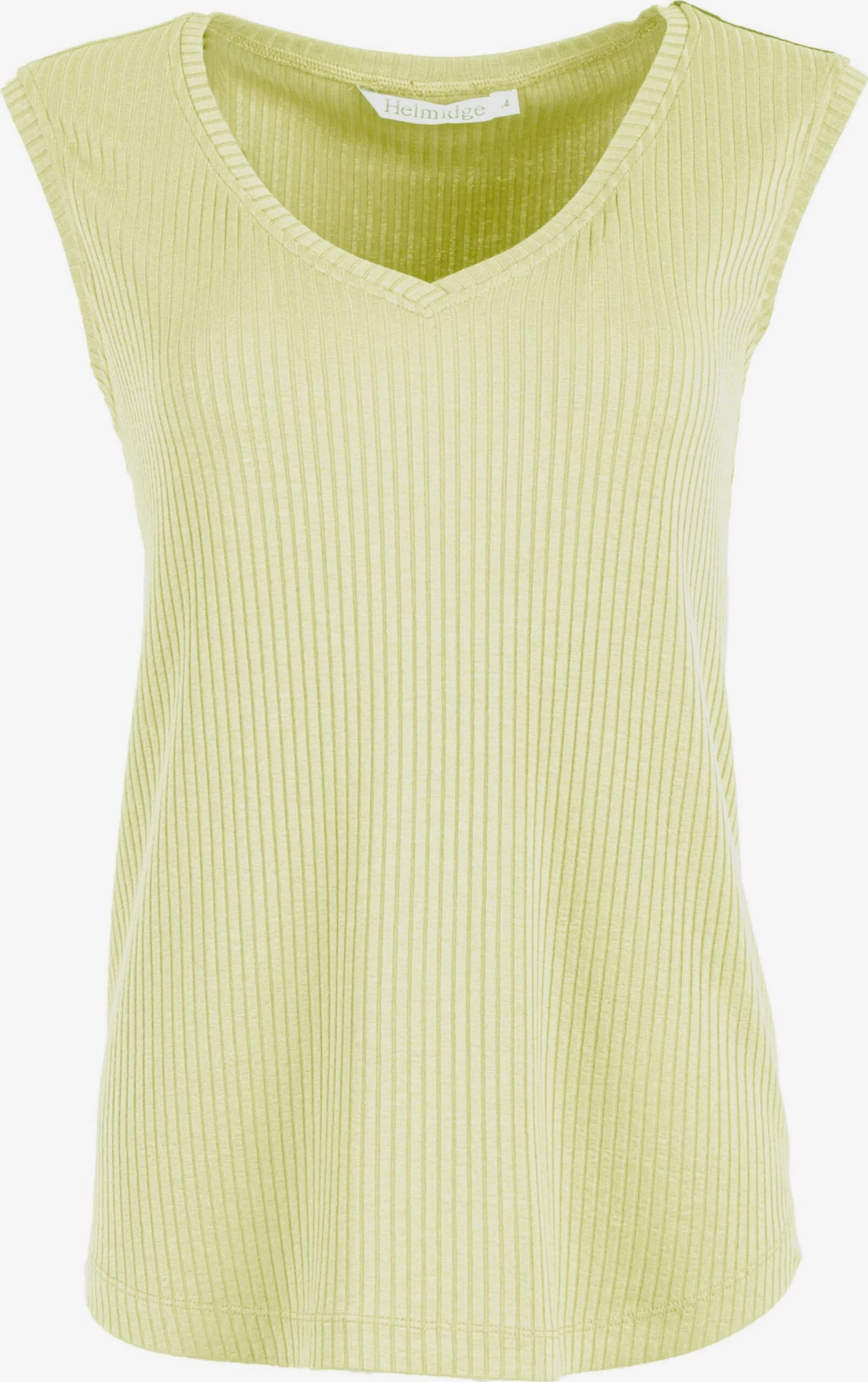 HELMIDGE Mouwloze Shirts Top Dames Geel 1 HELMIDGE Mouwloze Shirts Top Dames Geel