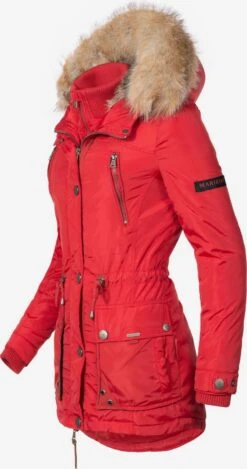 Marikoo Parkas Winterparka Grinsekatze Dames Rood -Kledinglijn Winkel f2956045bfb80b488f1afa4823c77ac3