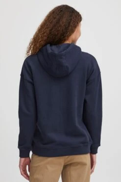 OXMO Hoodies Trui Colisa Dames Blauw -Kledinglijn Winkel f72ce7f33fa3818f820933efdd8e6024