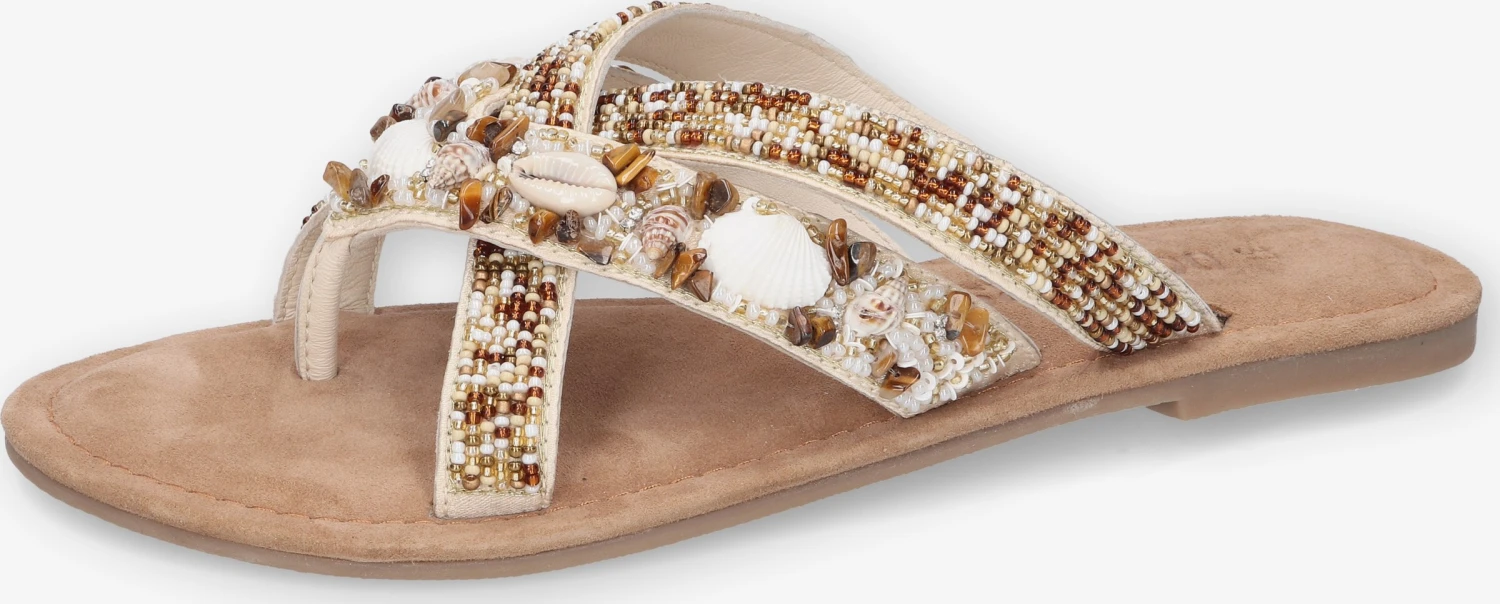 Dockers By Gerli Slippers Teenslipper Dianette Dames Crème 1 Dockers By Gerli Slippers Teenslipper Dianette Dames Crème