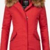 Marikoo Parkas Winterparka Karmaa Dames Rood