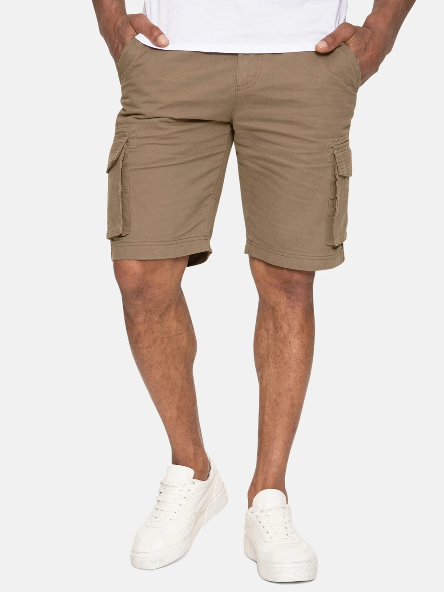 Threadbare Cargo Shorts Regular Cargobroek Bute Heren Camel 2 Threadbare Cargo Shorts Regular Cargobroek Bute Heren Camel - Afbeelding 2