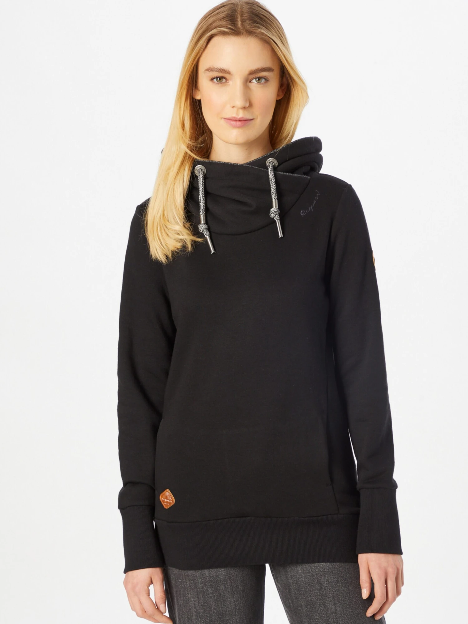 Ragwear Hoodies Sweatshirt Dames Zwart 3 Ragwear Hoodies Sweatshirt Dames Zwart - Afbeelding 3