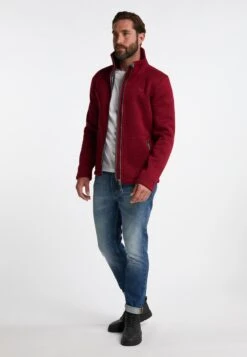 Schmuddelwedda Fleece Jassen Fleece Jas Heren Donkerrood -Kledinglijn Winkel fc46ab6c37ec1dddc3afdd6c623561aa