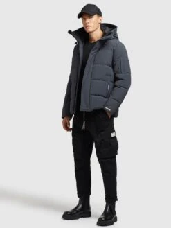 Khujo Winterjassen Winterjas Barat Heren Duifblauw -Kledinglijn Winkel fcfe13408acca0653f089e84af0d902e